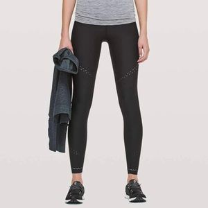 Lululemon Zoned In Tight *27" Black (First Release) leggings. Women’s 6